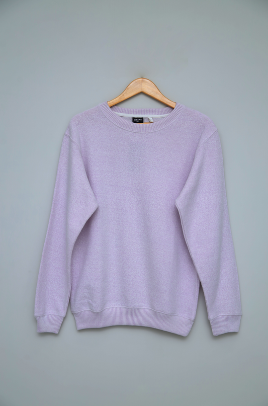 Premium Lavender Towel Fleece Sweatshirt